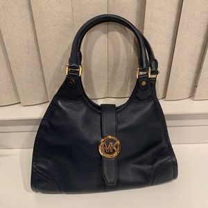 Michael Kors Navy Handbag